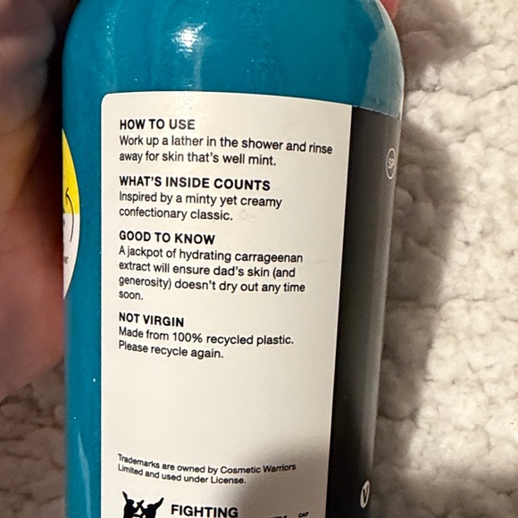 Lush Dad's Minted Shower Gel - Vibrant Blue - Picture 3 of 5